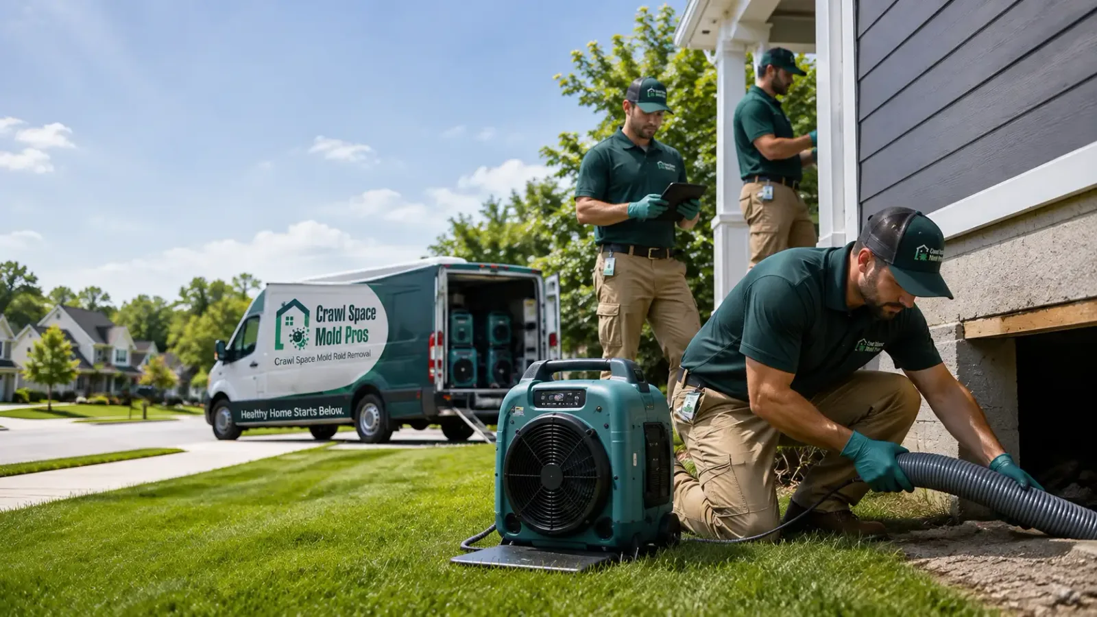 Crawl Space Mold Removal in Alden, MI